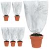 HW CASA Set di 6 Telo Antigelo in Tessuto Non Tessuto per Piante 60x80 cm,Protezione per Piante da Esterno Contro Gelo,Vento e Insetti,Traspiranti Telo Piante Inverno in Bianco