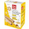 Baule volante Cannolo di grano saraceno con crema di nocciole - Pasta frolla biologica croccante con farina di riso, soia e cacao - Dessert artigianale senza lattosio
