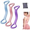 Yuqilin 3 Pezzi Elastici Fitness con Custodia Bande Elastiche Fitness Struttura a Forma di 8 Resistance Bands Design Antiscivolo Elastico Palestra per Yoga Pilates Stretching Allenamento Della