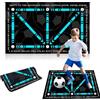 Mailfull Tappetino Allenamento Calcio 60x90 cm Cinesini per Allenamento Antiscivolo Ammortizzante per Gli Appassionati E Bambino Di Calcio