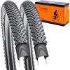 YUNSCM 700C Lightweight bicicletta pneumatici 700x38C ETRTO 40-622 - 60TPI Nylon, Puncture-Resistant pneumatici Compatible with Gravel bicicletta