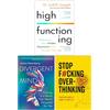 Generic High Functioning, Divergent Mind & Stop F*cking Over-thinking 3 Books Collection Set