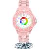 WeaxiTex Orologio per bambini per ragazzi e ragazze,orologio da polso educativo per bambini,orologio analogico con lunetta girevole con esercizi,facile da imparare a leggere, Full HD 1080P Home Theater