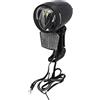 FISCHER Dynamo - Faro LED 80 Lux con cavo, set di luci per bicicletta, colore: Nero