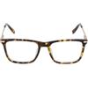 FILA VFI720 Cornici per occhiali da prescrizione, Shiny Palladium W/Yellow Parts, 52/145/17 per uomo, Palladio brillante W/Yellow Parts, 52/145/17