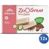 Glabutera 12x Multipack Galbusera Wafer Zerograno Nocciola Gr 180