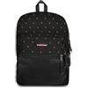 Eastpak Pinnacle Zaino 38L (42 x 32 x 25,5 cm), zaino grande scuola e viaggio, multi-scomparto resistente con organizer e spallacci imbottiti - DOTS BLACK SILVER