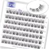 LZM Ciglia Finte Naturali C Curl DIY Extension Ciglia Finte Cat Eye Fatto a Mano Ciuffetti Ciglia Finte Morbido Cluster Fake Lashes (moon-12cm)