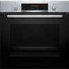 Bosch HBA574ES3 ***PRONTA CONSEGNA*** Forno da incasso pirolitico, 60cm. Acciaio inox + vetro nero. Classe F (A+)