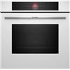 Bosch HBG7321W1 Forno 60cm Bianco. Wi-Fi. Pulizia EcoClean, Idrolisi. Display Full Touch con anello rotante