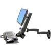 Ergotron 200 Series Combo Arm 61 cm (24") Parete Nero [45-230-200]