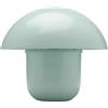 Kare Design lampada da tavolo Mushroom, menta, forma di fungo, 20 cm, per scrivania, soggiorno, comodino, abat jour, lampadina non inclusa