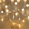 Koopower 4 catene luminose a LED, 30 pezzi, per esterni, (filo di rame bianco caldo, 4 x 30 LED)