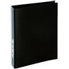 Pagna 40851-01 - Classificatore Basic Colours in formato A4, meccanismo a 2 staffe, rilegatura in carta plastificata con fermafogli, nero