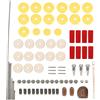Dilwe Kit di Riparazione Flauto con i Rilievi del Foro Aperto 16pcs Strumenti di Manutenzione Strumenti a Fiato