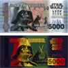 FANTASY CLUB | Banconota Star Wars Trilogia originale Darth Vader | Merchandising ufficiale | Edizione limitata con ologramma d'oro ed effetti UV