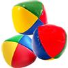 SovZovy Set di 3 palline da giocoleria, Rivestimento Impermeabile,Riempiento di Paline da Giocoleria per principianti, colori vivaci per migliorare le capacità motorie