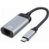 cablecc Adattatore per cavo di rete LAN Gigabit Ethernet da USB-C USB 3.1 a 1000 Mbps per computer portatile