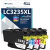LCL Cartucce d'inchiostro LC-3335 LC3335 LC-3235 XL LC3235XL LC3235BK LC-3235XLBK LC-3235XLC LC-3235XLM LC-3235XLY Compatible con Brother DPC-J1100DW MFC-J1300DW (KCMY)
