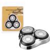 BESTBOMG Testina di ricambio universale per rasoi Remington | per lamine/lame R3, R4, R5, R6, R7, R8, SP-TF2 e FC1000-SP-FC3 (argento 1 unità)