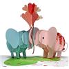 CUT POPUP.COM CUTPOPUP Love Elephant Couple, Valentine Cards Pop Up, Romantic Love Cards for Valentines Day, Wedding Anniversary Card, 3D Birthday Happy Valentines Greeting Cards, Birthday IT