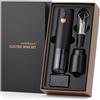 YYDSBAYS Cavatappi Elettrico per Vino Set Apribottiglie Automatico Oro Rosa | Solo Tocco Cavatappi Vino Elettrici con Scatola Regalo Ricaricabile Professionale per Gli Amanti del Vino Regalo di Lusso