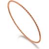 Dankadi Braccialetto Sottile Intrecciato in Argento 925 Rotondo 2MM di Larghezza, Pezzo 1/2/3 Impilabile 60 65 68MM Braccialetto Rigido Testurizzato Liscio Semplice Classico Per Donna Madre, Diamètre