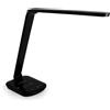 Aigostar Lampada da tavolo Led Nera 8W con ricarica wireless e USB Dimmerabile con temperatura colore regolabile Aigostar