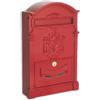 Alubox Cassetta postale residence maxi rossa