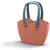 G.F. Borsa in plastica morbida color salmone - g.f.