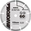 Worx - disco da taglio diamantato 115mm wa5048.