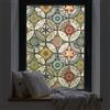 dktie Pellicola per Finestre 3D in Vinile Non Adesiva, Privacy, Bagno, Doccia, Porta, Controllo Calore, Anti UV - 90 x 200 cm