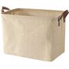 Spesh Scatole portaoggetti in iuta per armadi/scaffali/camera da letto, soggiorno, cameretta dei bambini/bagno (38 x 27 x 28 cm, texture B)