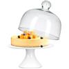 PIATTO DA TORTA in ceramica con cupola, piatto da portata, tavolo da