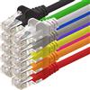 1aTTack.de - Cavo di rete LAN - 15m - Gigabit RJ45 - 10 pezzi - 10 colori | Cavo patch Ethernet per reti Gigabit, collega router, modem, switch, PC e console con connettori RJ45
