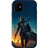 Star Wars The Mandalorian e Grogu Tramonto Poster Custodia per iPhone 11