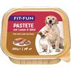 FIT AND FUN Fit+Fun Dog Vaschetta Multipack 9x300G AGNELLO E SELVAGGINA