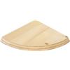 Anika Living - Mensole angolari sospese in legno, 2 misure, facile da montare, pronta da dipingere, macchiare o verniciare, accessori inclusi (19 cm x 19 cm)