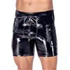 Black Level Vinyl Shorts with Padded Zip 2890569 Black L