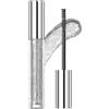 Hppsctink Mascara Diamonds, 3.2g Mascara Impermeabile Senza Sbavature, allungante e Volumizzante, Occhi Scintillanti, Argento, mascara