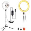 NEEWER Ring Light LED ad Alta Potenza da 10 20W per Telefono con Stativo 180cm, Bicolore 2900K-7000K, Ingresso PD USB Tipo C,CRI97+ 1660LX/0,5m 12 Scene per Trucco Stream Live Zoom Call TikTok, RH10B