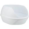 Trixie Lettiera Cassetta Igienica Toilette Aperta Simao per Gatti Bianco 48 x 30 x 58 cm
