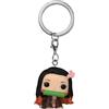 Funko Pop! Keychain: Demon Slayer - Nezuko- Mini Figura in Vinile da Collezione Novità Portachiavi - Riempitivi per Calze - Idea Regalo - Merchandising Ufficiale - Anime Fans - Minifigure