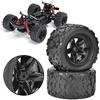 KIMISS Rc Pneumatici per Camion Sostituzione Pneumatici Nero 2 Pezzi Sostituzione Pneumatici per Ruote Adatto per HS 18301 18302 18311 18312 1 18 Rc Auto