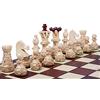 Chess and games shop Muba Bellissimo set di scacchi in legno fatto a mano con tavola in legno e pezzi di scacchi fatti a mano -1-2 giocatori, idea regalo prodotti (55 cm)