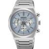 SEIKO Orologio SPORT Cronografo al quarzo quadrante azzurro SSB459P1