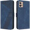 OKZone Cover per Motorola Moto G32, Custodia in PU Pelle per Motorola Moto G32, Custodia a Libro Protettiva Folio Portafoglio con Chiusura Magnetica e Slot per Carte Wallet Case Flip Cover (Blu)