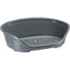 Ferplast Cuccia da interno per cani e gatti siesta deluxe 4 grigio, 61,5x45x21,5 cm - ferplast