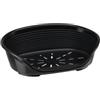 Ferplast Cuccia da interno per cani e gatti siesta deluxe 2 nero, 49x36x17,5 cm - ferplast