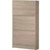 Sarmog Scarpiera olmo con 3 ante, 62x114x18 cm